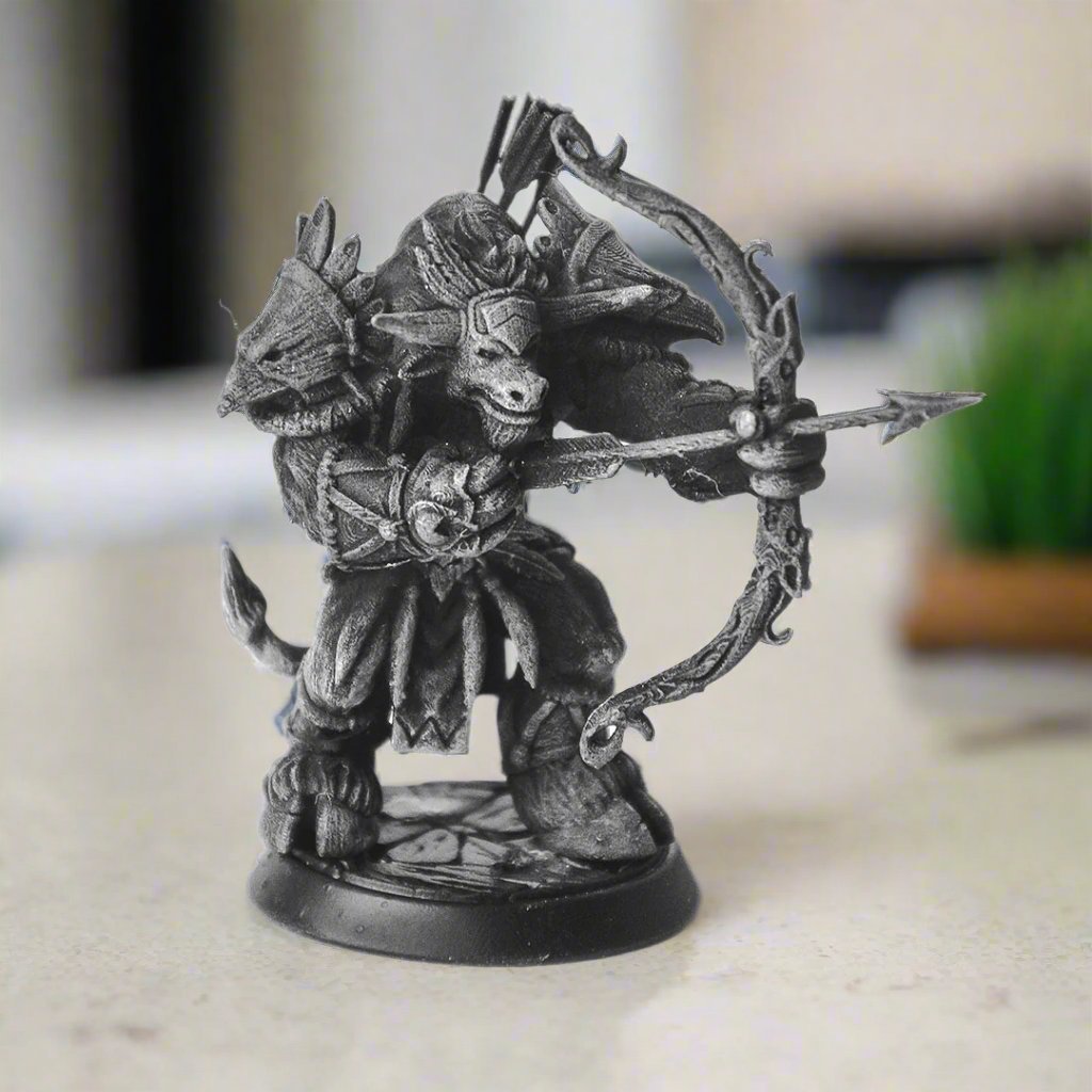 Tribal Heritage Hunter Figurine - Mythical Warrior - Celestial Crafts