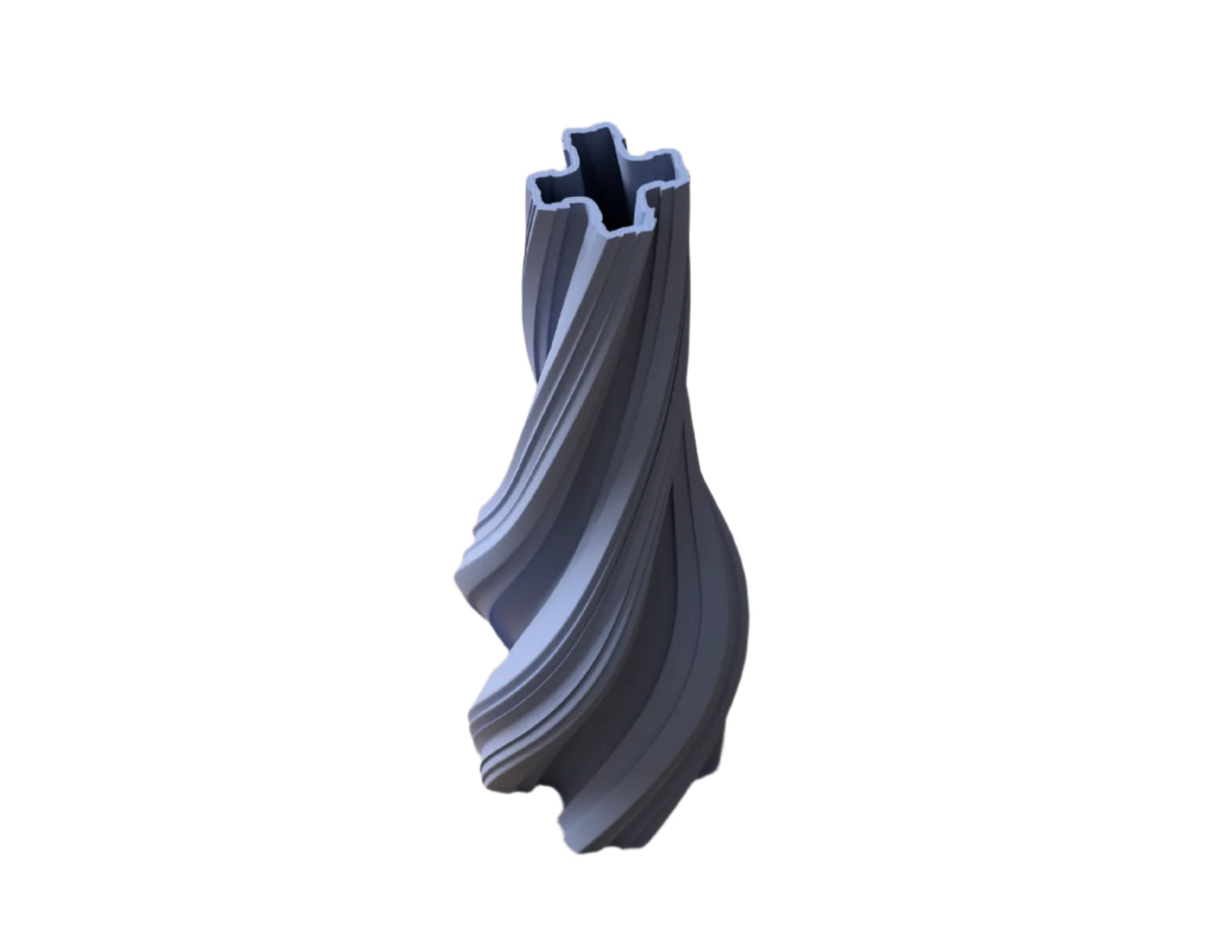 Twisted Vase – Sculptural 3D-Printed Modern Home Decor Vase