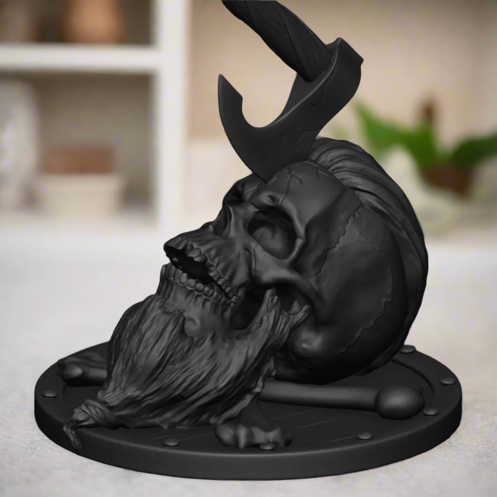 Bearded Skull Decor