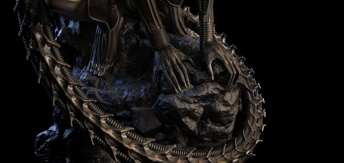 Xenomorph - Alien Creature Statue for Collectors - Celestial Crafts