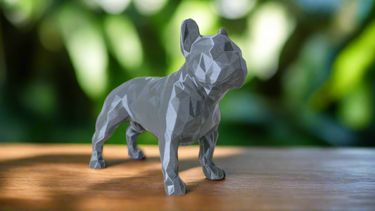 Low-Poly French Bulldog GREY