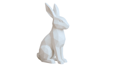 Low-Poly Modern Bunny