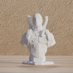 Mercenary Figurine - Sarcastic Warrior Collectible Desk Decor - Celestial Crafts