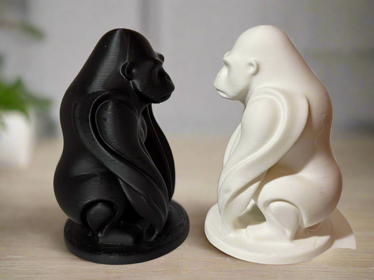 Minimal Gorilla Sculpture