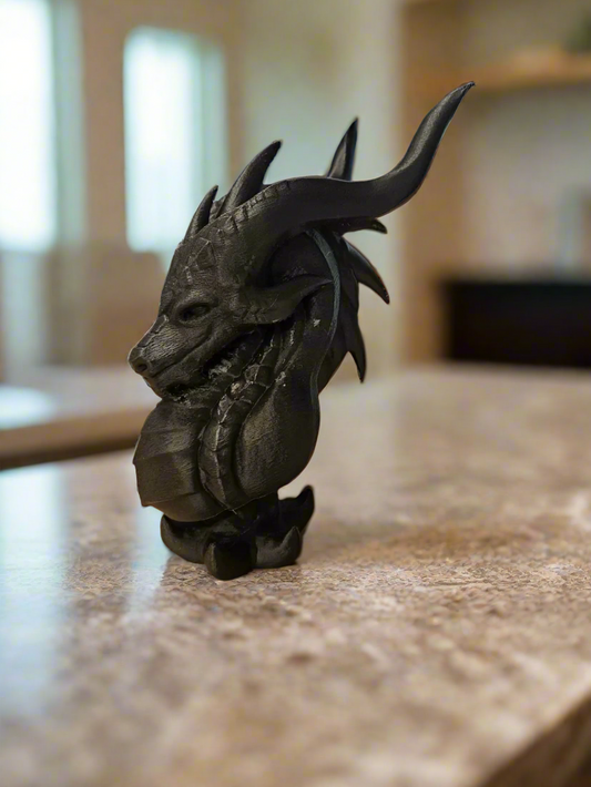 Dragon Bust Sculpture