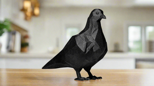 Geometric Pigeon Figurine