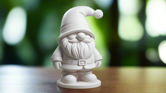 Whimsical Bearded Gnome Figurine