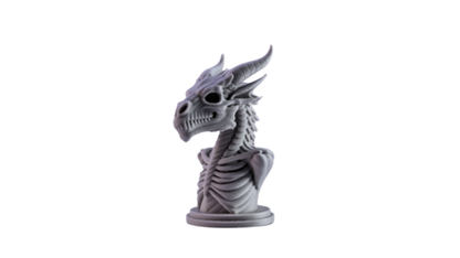 Skeleton Dragon Bust Sculpture Showpiece for Home Decor | Skull Dragon India