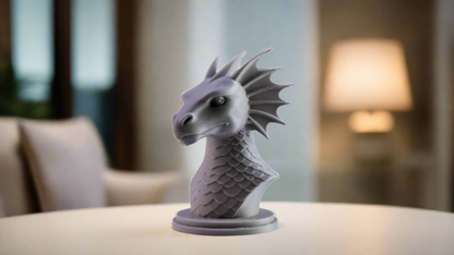 Water Dragon Bust Sculpture Showpiece for Home Decor | Blue Dragon India