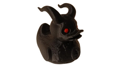 Devil Duck Figurine