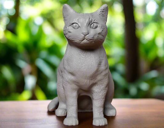 High Detail Sitting Cat