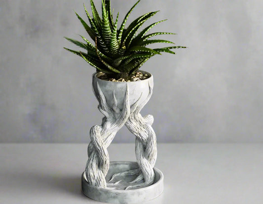 Artistic Tree-Inspired Planter – Nature-Themed Home Decor