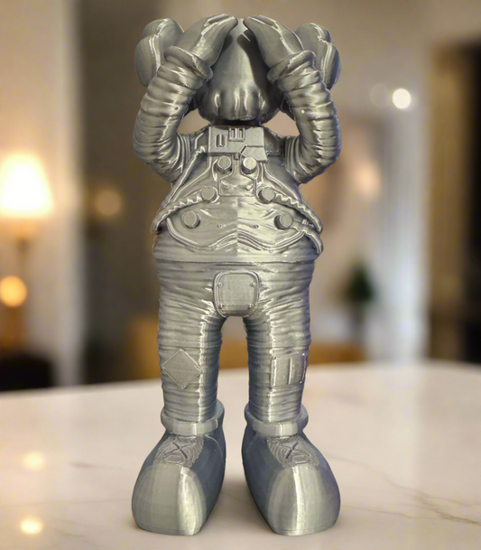 Kaws-Inspired Astronaut Figurine  Modern Art Collectible