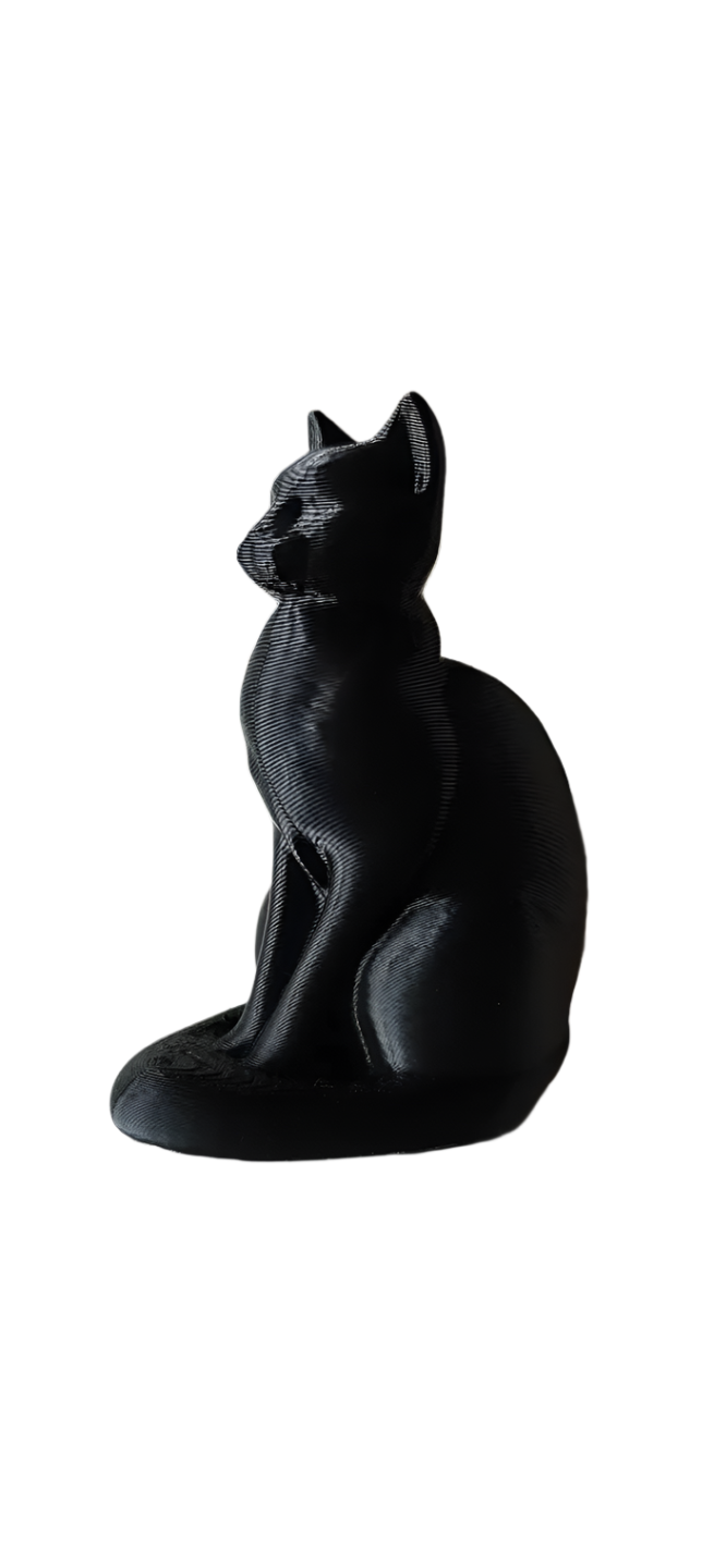 Black Cat Figurine – Mysterious Halloween or Everyday Decor