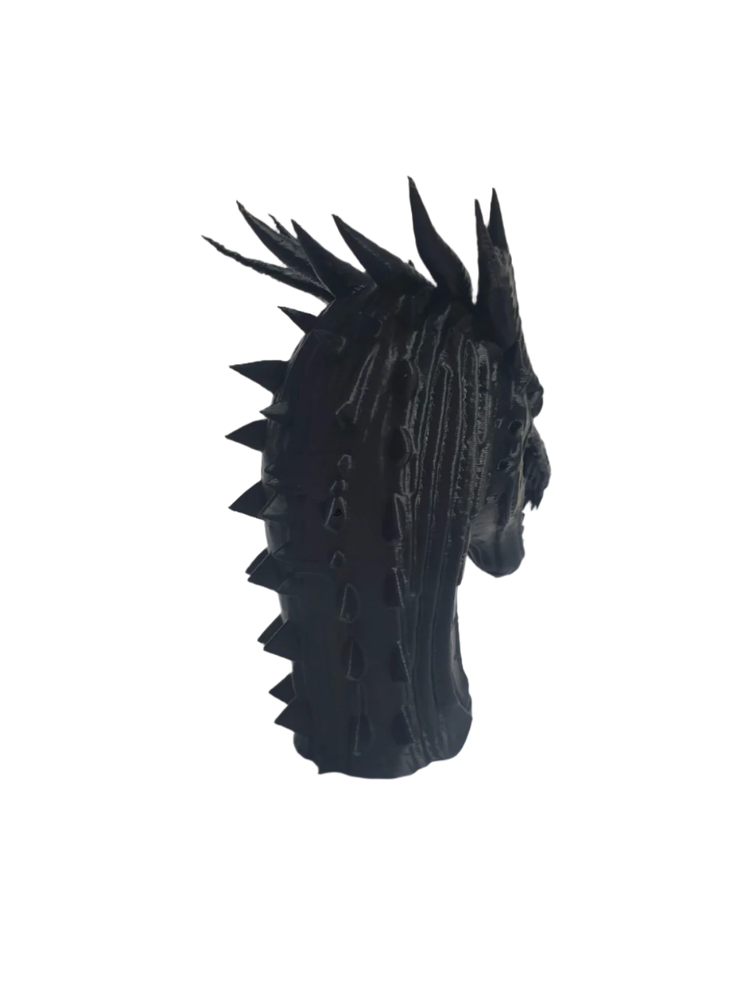 3D Printed Dragon Head: Detailed Model
