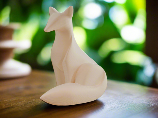 Sleek Fox Sculpture