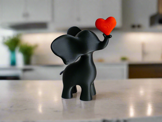 Playful Elephant Heart