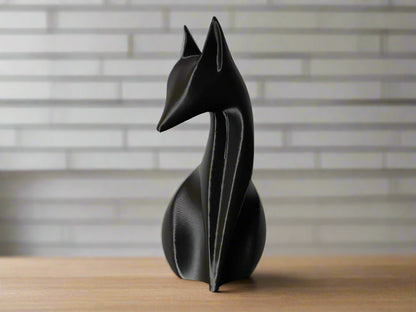Elegant Fox Figurine – Sleek & Sophisticated Animal Decor