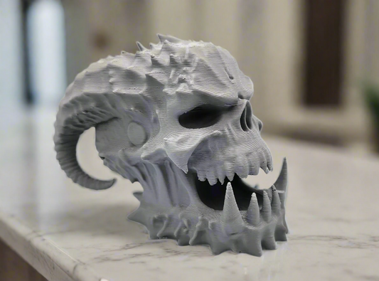 Devil's Skull Sculpture