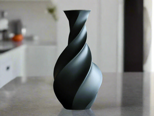 Twisted Geometric Vase – Stylish Modern Home Decor