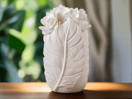 Feather Bloom Vase