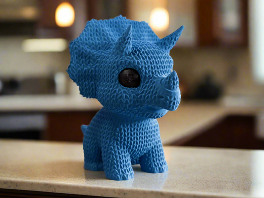 Cute Blue Dino Figurine: Whimsical Animal Dino