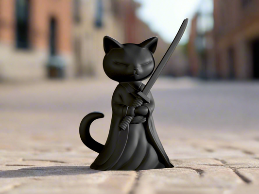 Samurai Cat Warrior