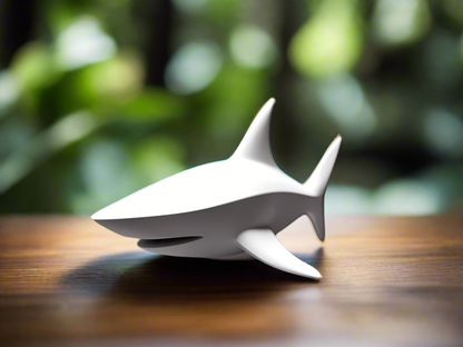 Shark Sculpture Showpiece for Home Decor | White Ocean Animal Figurine India