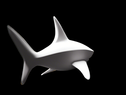 Shark Sculpture Showpiece for Home Decor | White Ocean Animal Figurine India
