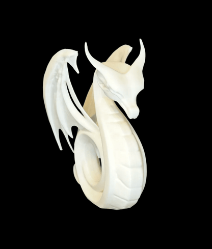 Minimalist Dragon with Heart