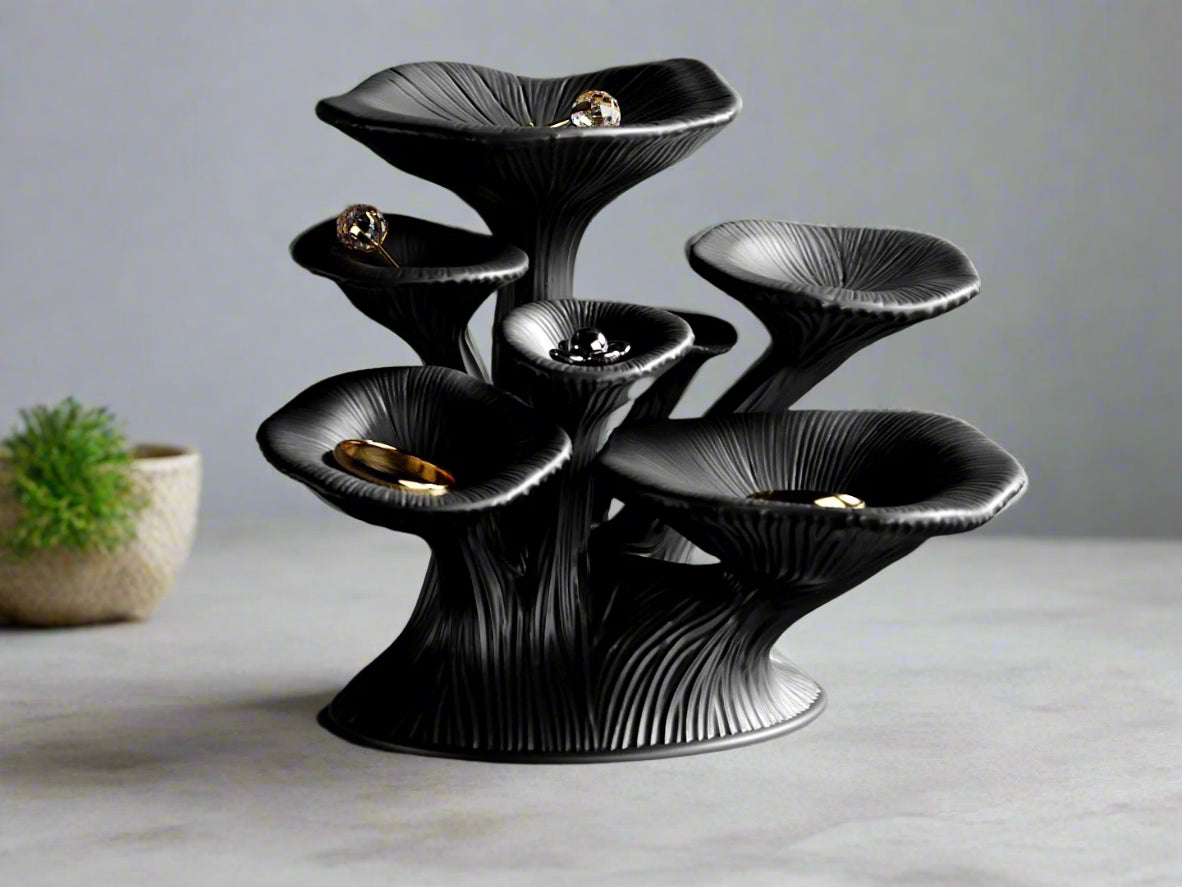 Mystic Mushroom Jewelry Holder – Fantasy-Inspired Storage