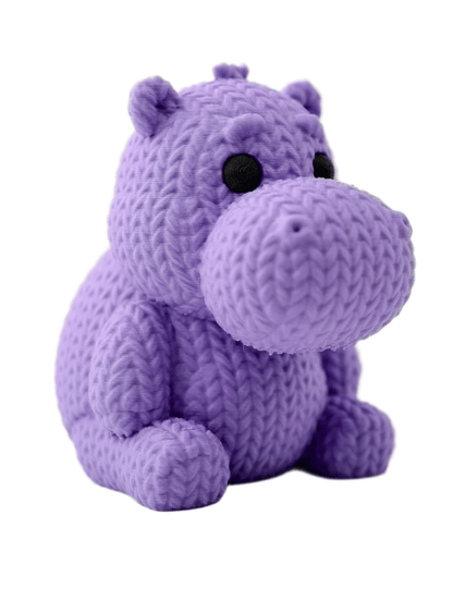 Hippo Sculpture Showpiece for Home Decor | Knitted Hippo Figurine India