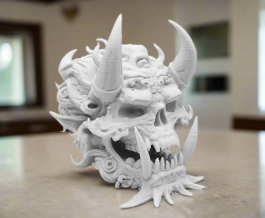 Fire Demon Skull