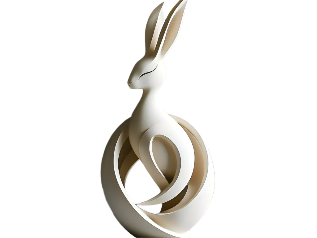 Rustic Decorative Bunny - Farmhouse Accent