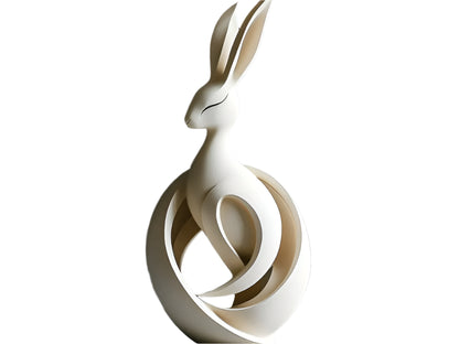 Rustic Decorative Bunny - Farmhouse Accent