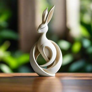 Rustic Decorative Bunny - Farmhouse Accent