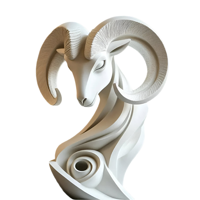 Unique Easter Ram Figurine