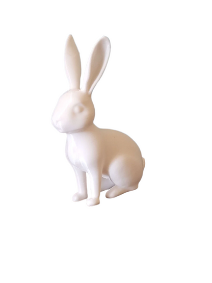 Bunny Sculpture Showpiece for Home Decor | White Rabbit Figurine India
