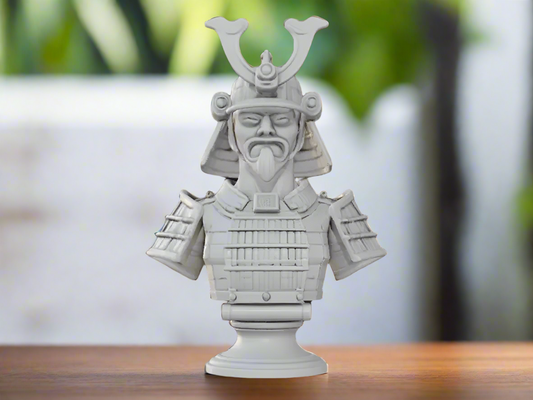 Samurai Warrior Sculpture – Detailed Japanese Decor Figurine