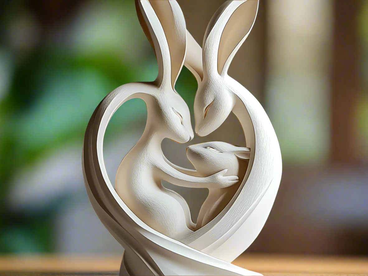 Festive Bunny Ornament