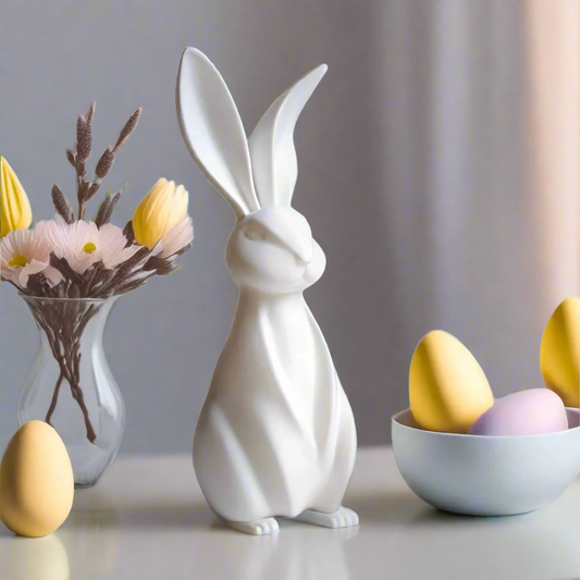 Modern Minimalist Bunny Decor Figurine