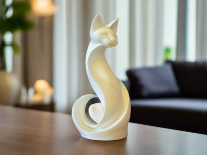 Cat Sculpture Showpiece for Home Decor | Designer Cat Figurine India
