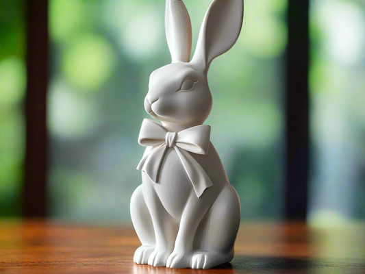 Easter Bunny with Big Bow