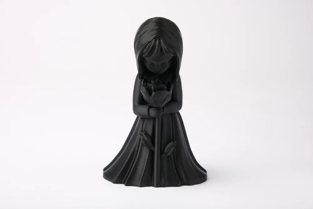 Graceful Bloom Girl Figurine