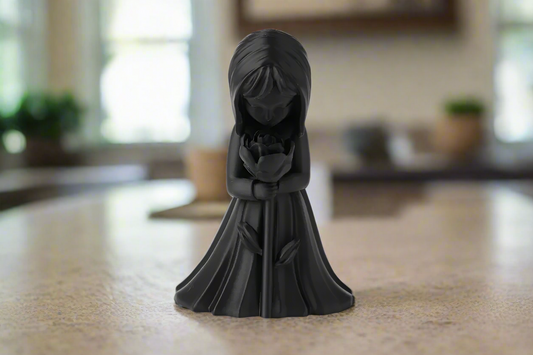 Graceful Bloom Girl Figurine