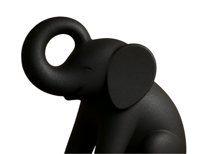 Rustic Elephant Figurine – Ideal for Shelf or Tabletop