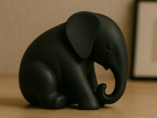 Minimalistic Elephant Statue