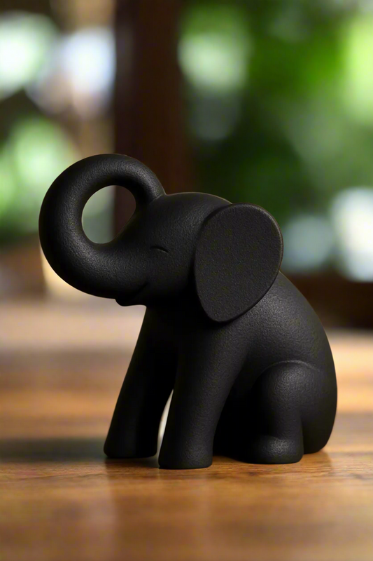 Rustic Elephant Figurine