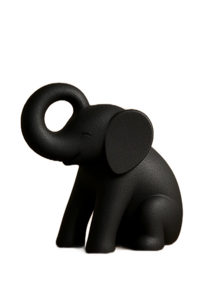 Rustic Elephant Figurine