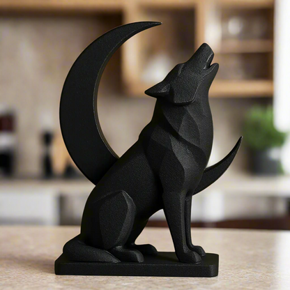 Rustic Wolf Ornament